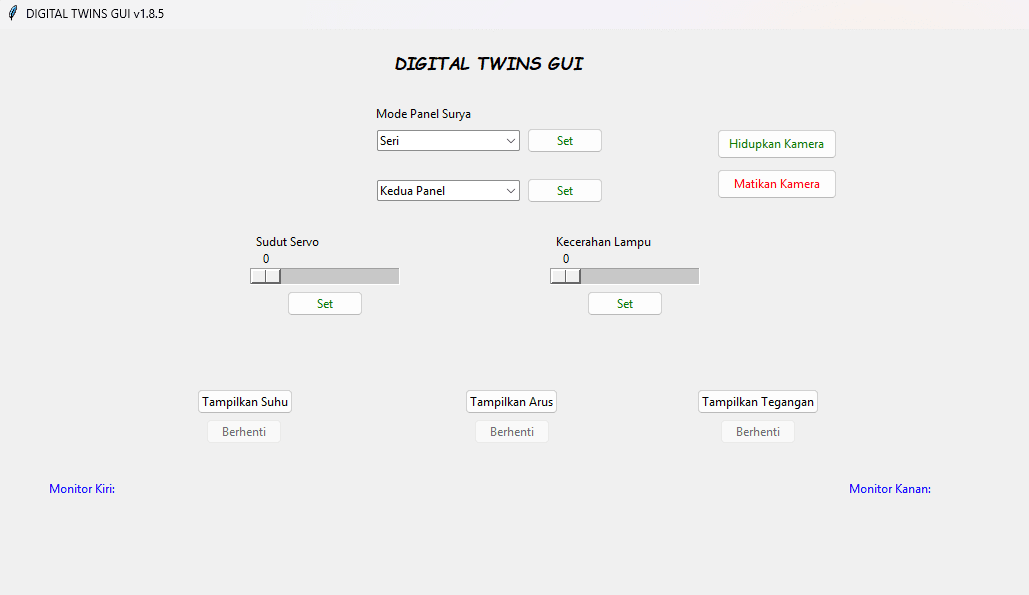 Digital Twins GUI - project